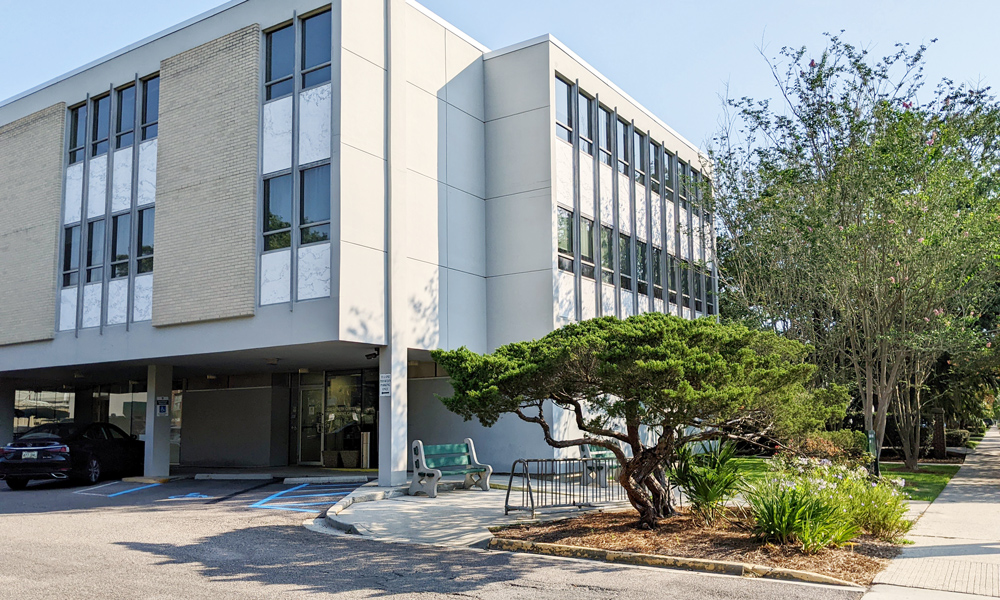 Exterior of the Student Health Center located on Tulane University's uptown campus