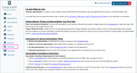 Screenshot of Patient Portal homepage, with the "Lab Result" menu button highlighted Screenshot of Patient Portal homepage, with the "Lab Result" menu button highlighted