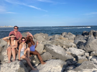 TRC members posing on beachrock during Spring Break Trip 2023 in Florabama TRC members posing on beachrock during Spring Break Trip 2023 in Florabama
