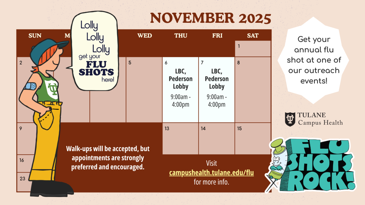 Flu Shots Rock 2025 Calendar - November 2025