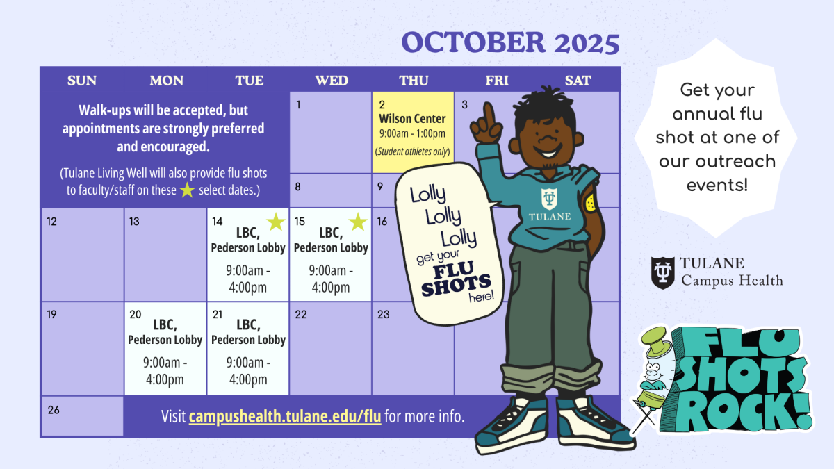 Flu Shots Rock 2025 Calendar - October 2025