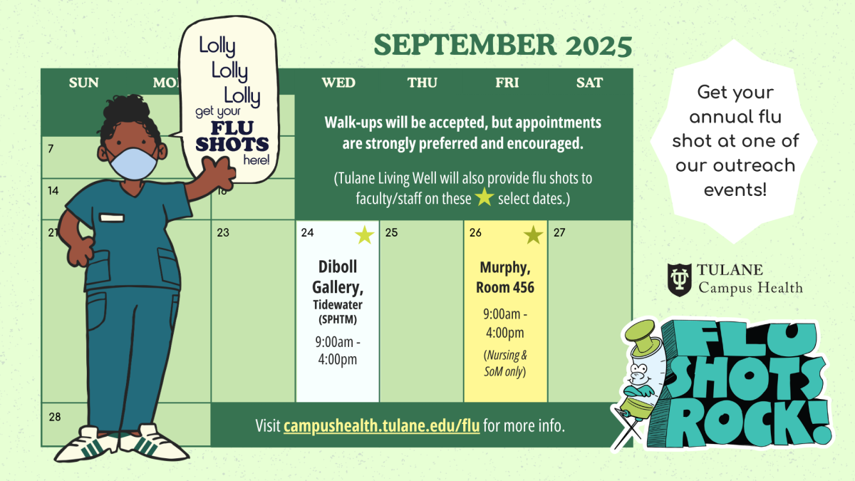 Flu Shots Rock 2025 Calendar - September 2025